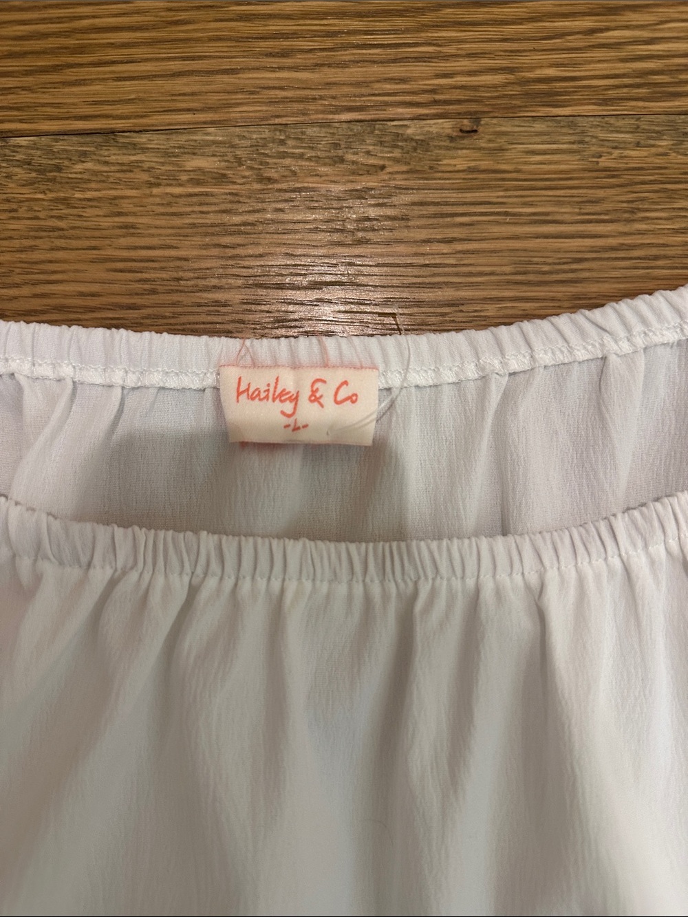 Off-Shoulder White Ruffle Sleeve Top - Picture 2 of 2